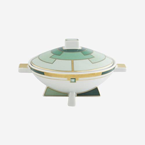 VISTA ALEGRE Emerald Yeşil Porselen Şekerlik 16X13 Cm