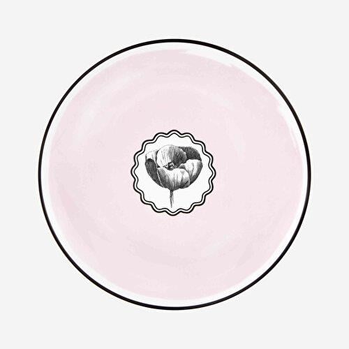 VISTA ALEGRE Herbariae Pembe Porselen Kahvaltı Tabağı 23 Cm