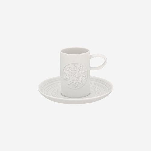 VISTA ALEGRE Ornament Beyaz Porselen Kahve Fincanı 100 Ml