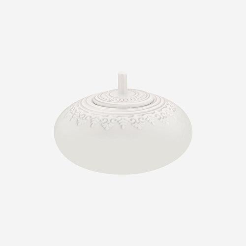 VISTA ALEGRE Ornament Beyaz Porselen Şekerlik 8X12 Cm