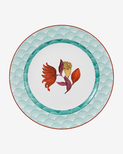 Vista Alegre Lotus Yeşil Porselen Kahvaltı Tabağı 22 Cm