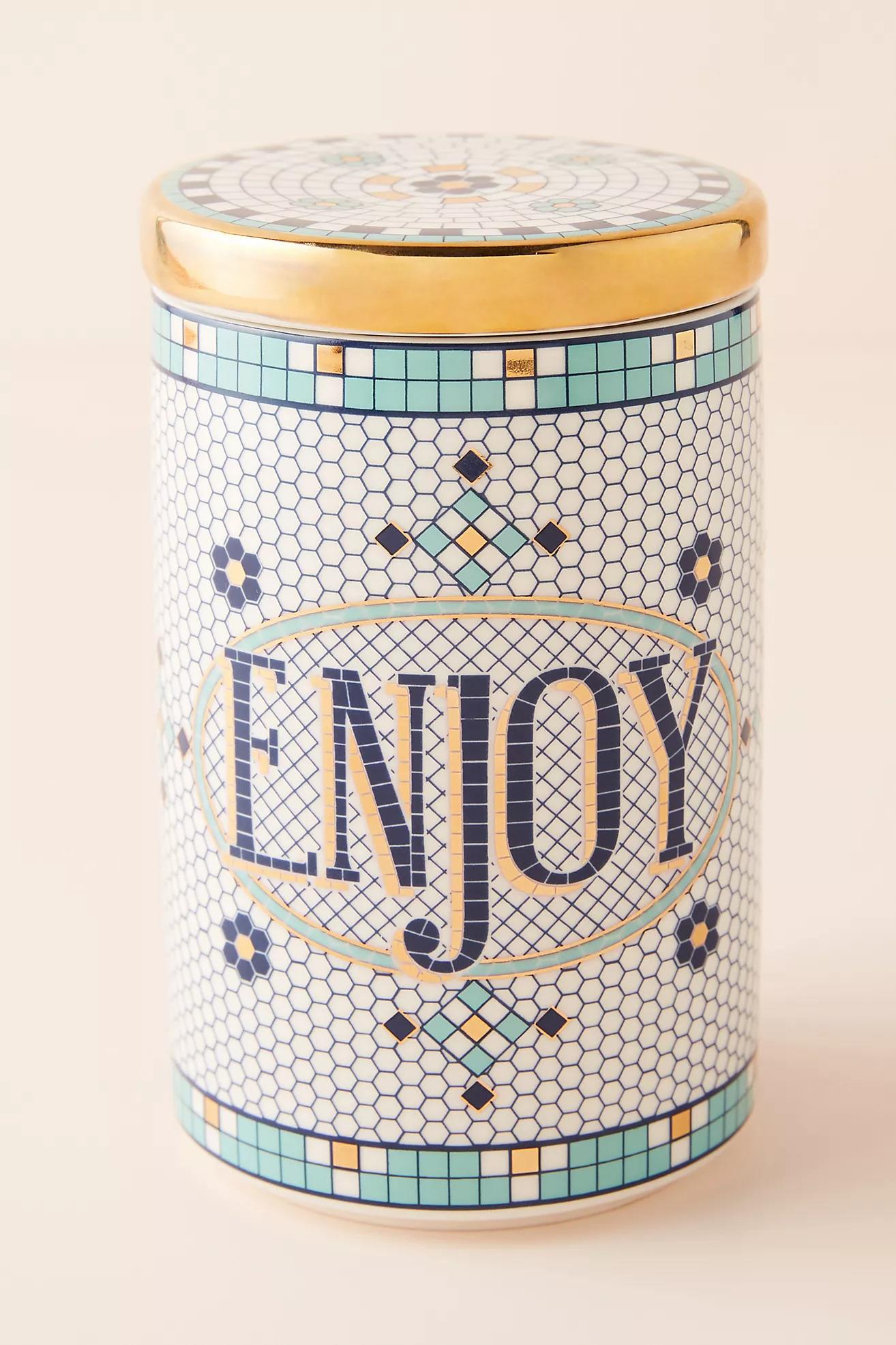 Anthropologie Bistro Tile Kavanoz