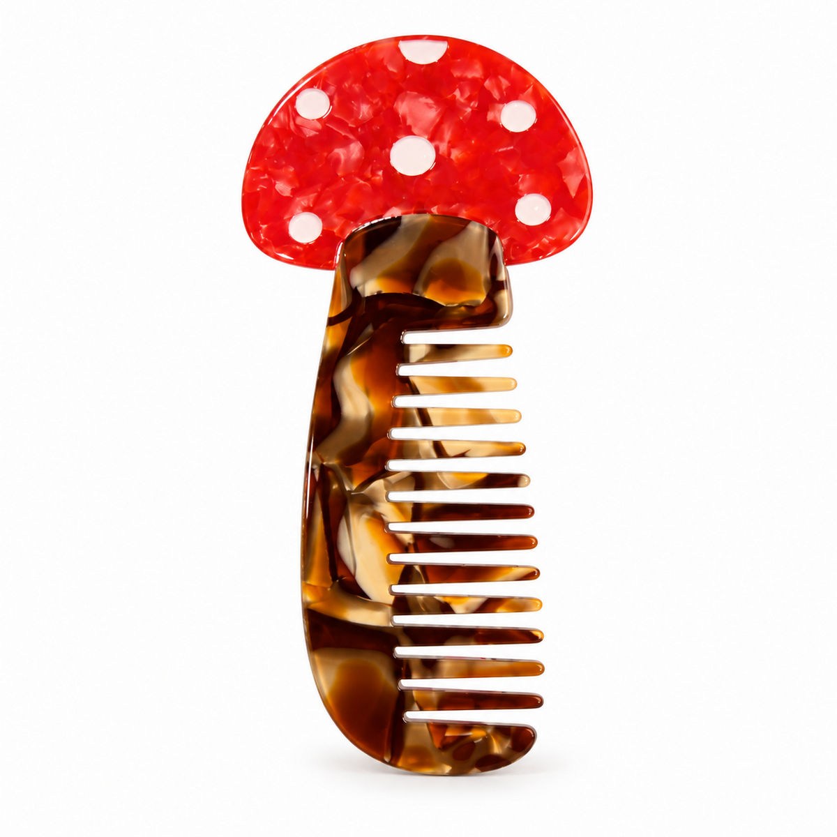 Mushroom Akrilik Saç Tarağı 