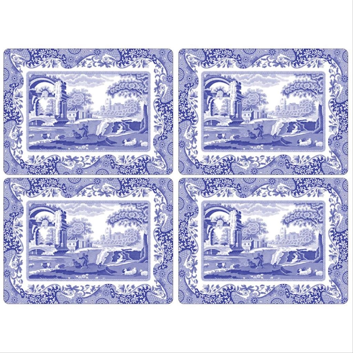 Blue Italian Amerikan Servis - 4lü