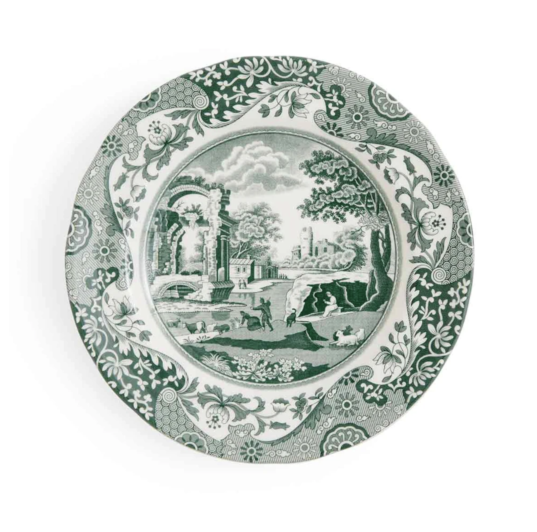 Spode Heritage Green Italian Pasta tabağı 20cm