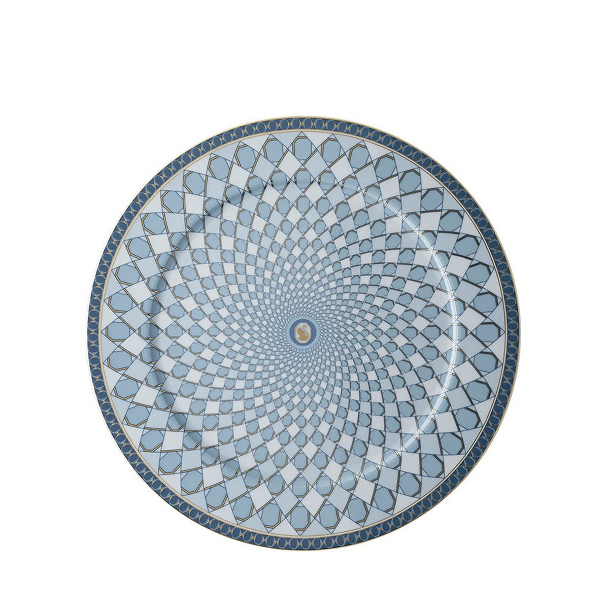 Signum Azure Mavi Porselen Servis Tabağı 33 cm