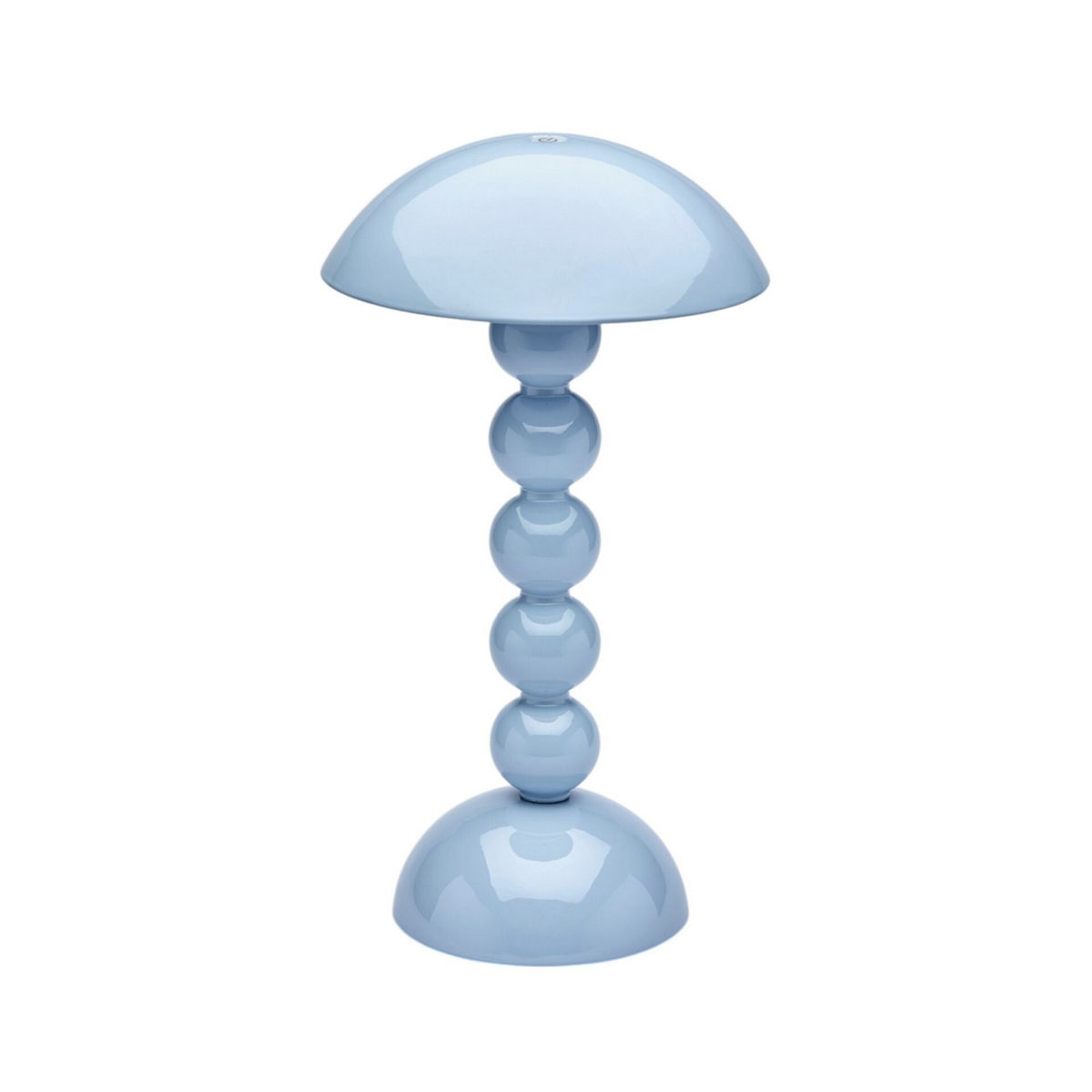 Bobbin LED Pale Denim Rechargeable LED Table Lamp
