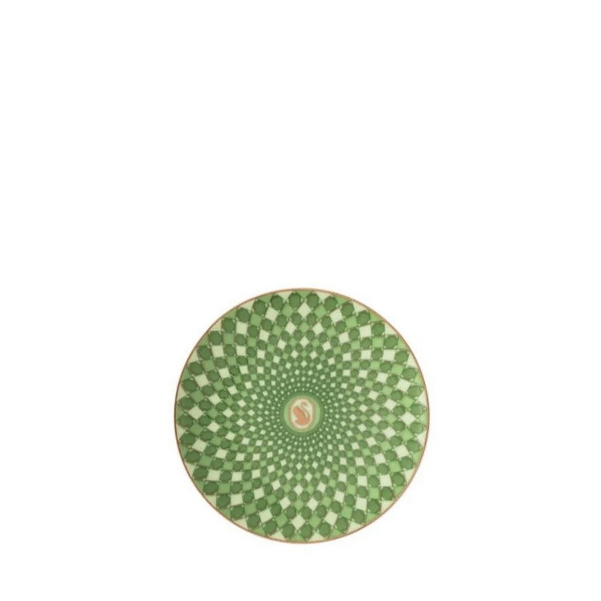 Signum Fern Yeşil Porselen Düz Tabak 10 cm