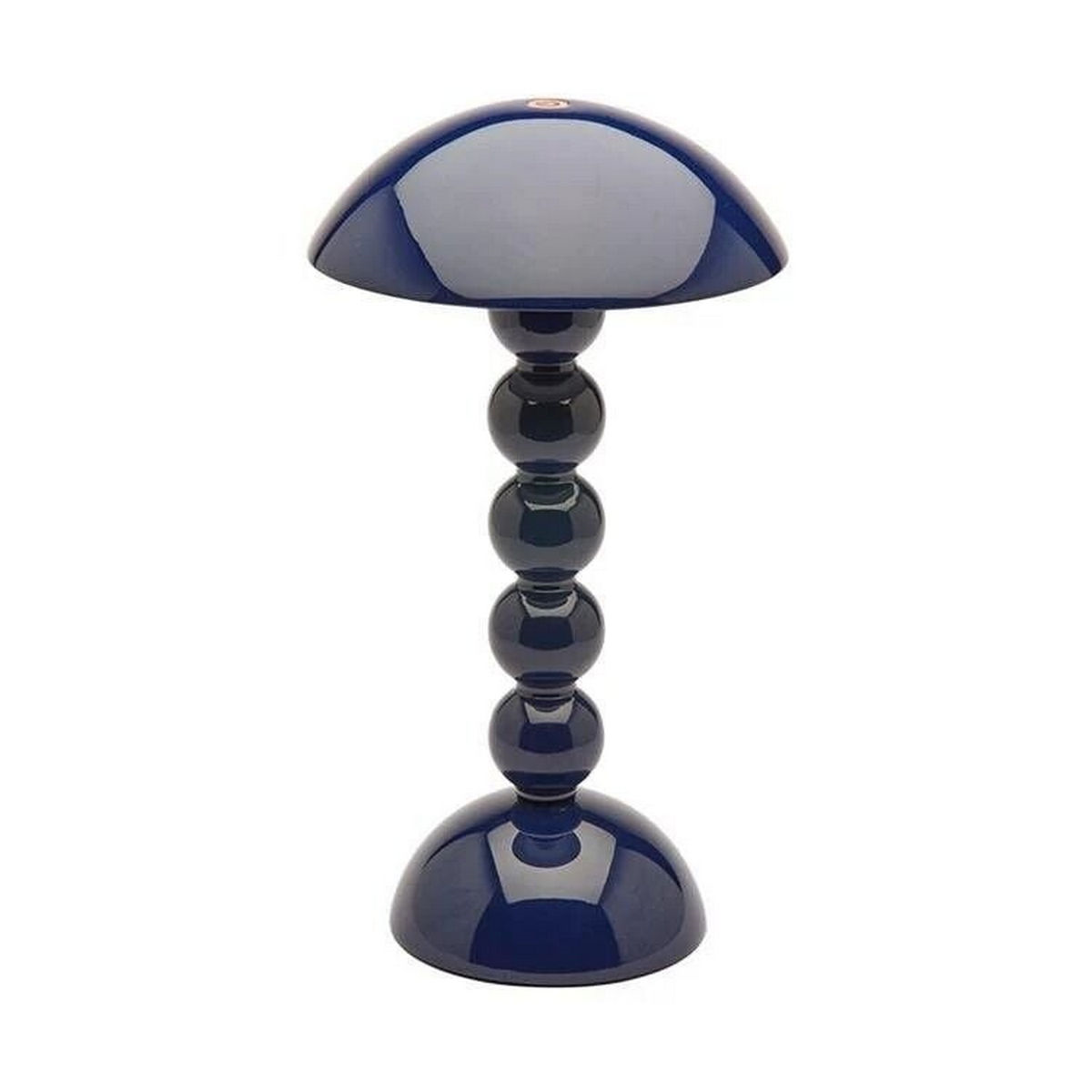 Navy Lacquer Rechargeable Bobbin Rechargeable LED Table Lamp