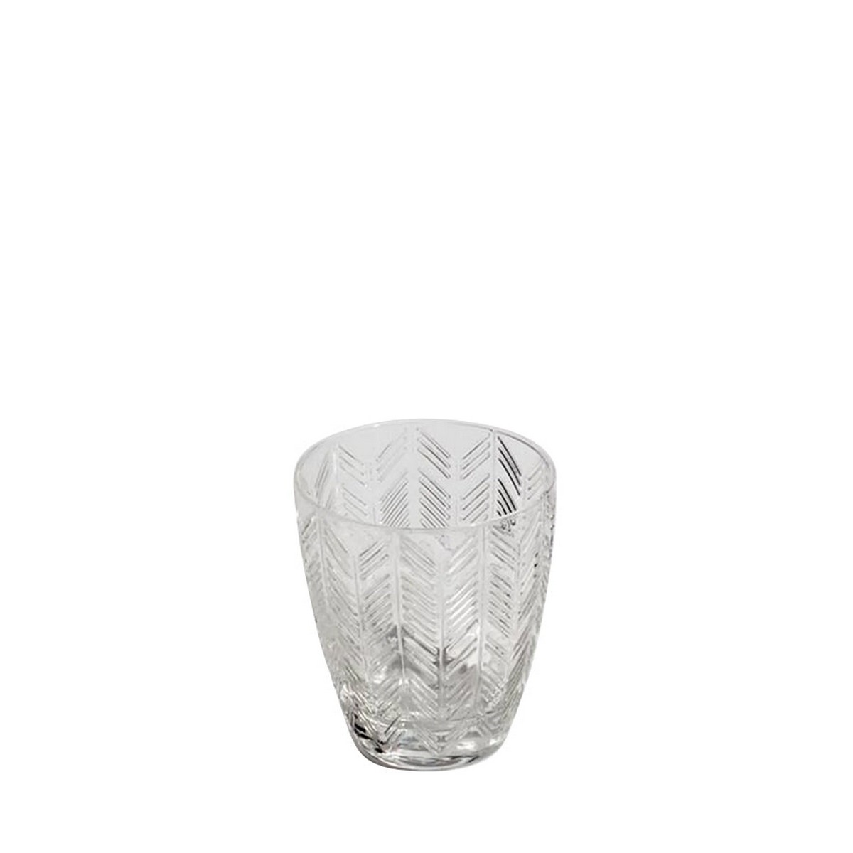 Zig Zag Transparent Kristal Su Bardağı