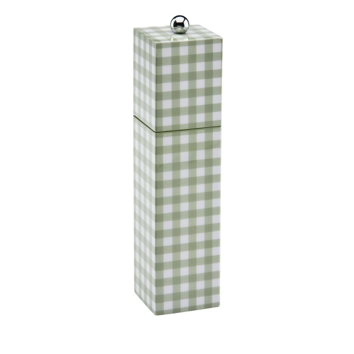 Gingham Sage Tuz ve Karabiber Değirmeni