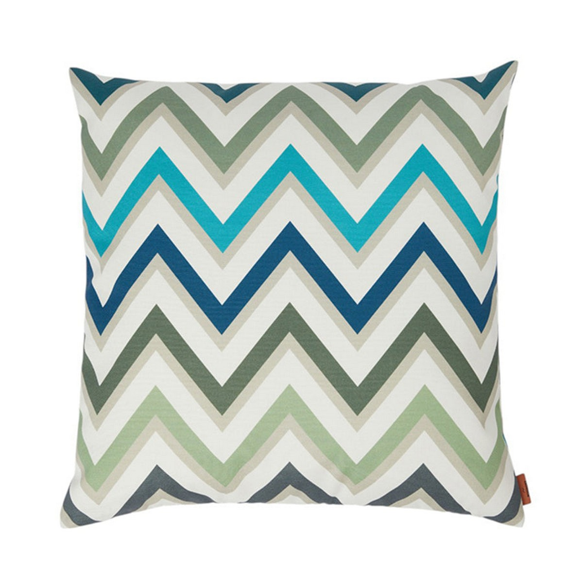 Watamu 161 - Açık Yeşil Çok Renkli Dış Mekan Yastık 60 x 60 cm
