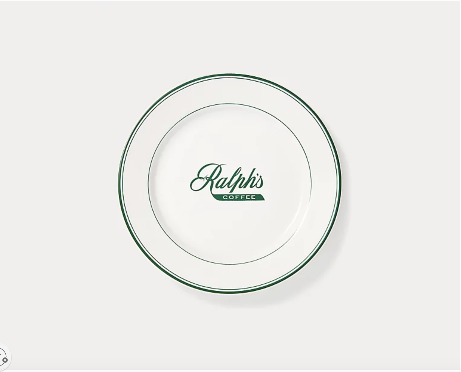 Ralph's Coffee Dessert Plate 
