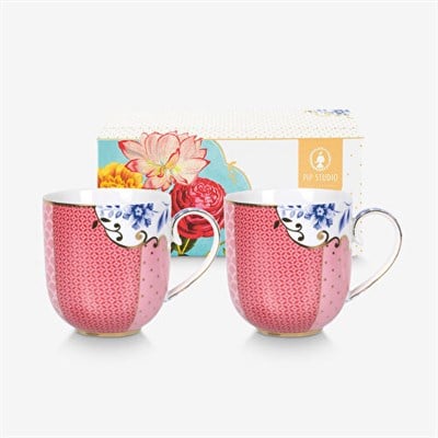 Pip Studio Royal Pembe Porselen Kupa Seti 200 Ml