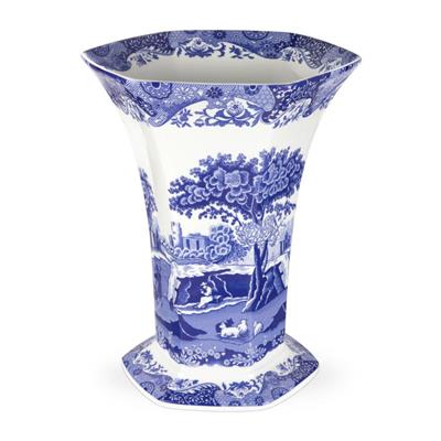 Spode Blue Italian Vazo - 27 cm