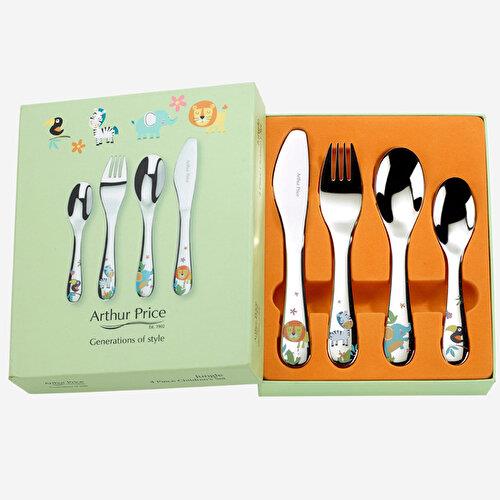 Arthur Price Jungle Gümüş 18/10 Paslanmaz Çelik Çatal Bıçak Takımı 4 Parça