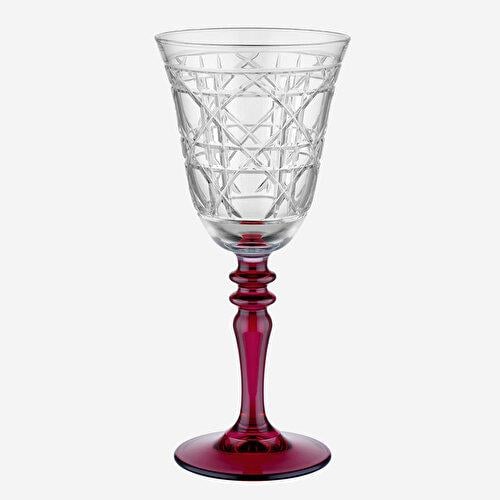 Chiara Alessi Gloria Mor Cam Kadeh 270 Ml