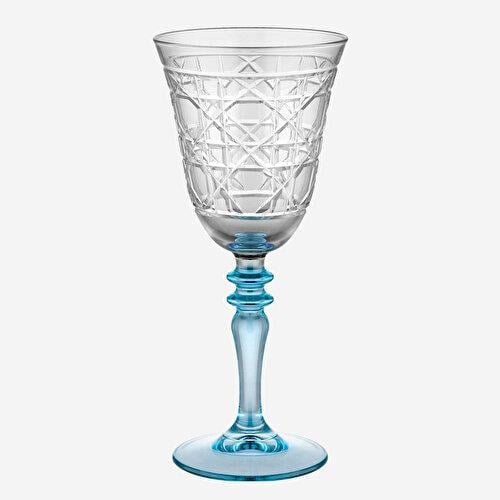 Chiara Alessi Gloria Turkuaz Cam Kadeh 270 Ml