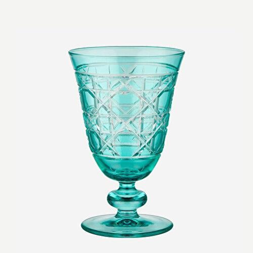 Chiara Alessi Gloria Turkuaz Cam Kadeh 280 Ml