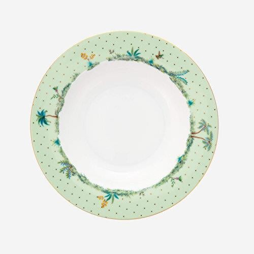Pip Studio Jolie Yeşil Porselen Çukur Tabak 21,5 Cm