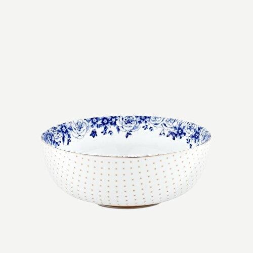 Pip Studio Royal White Mavi Beyaz Porselen Kase 20 Cm