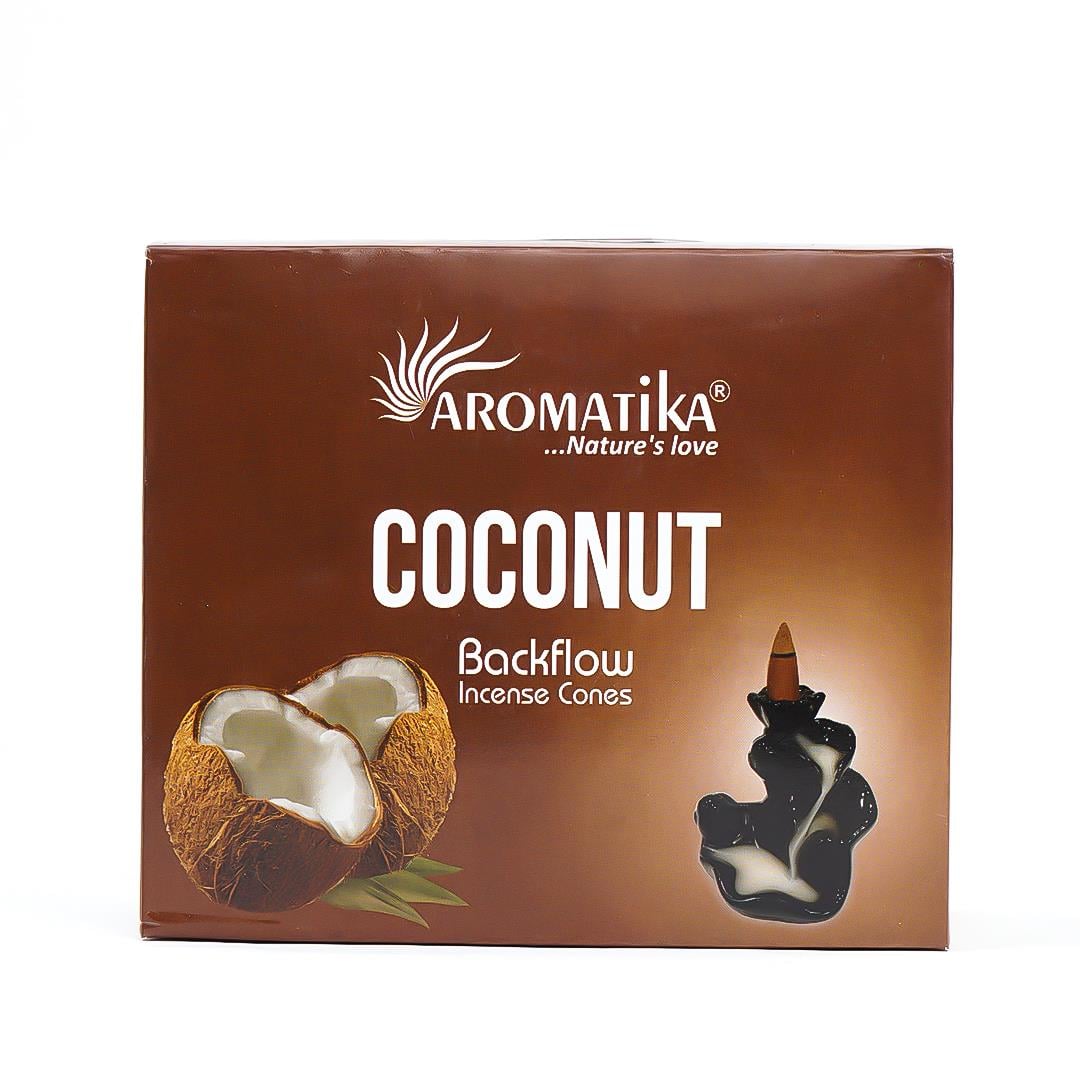 Aromatika Coconut Geri Akışlı Şelale Tütsü (Backflow)
