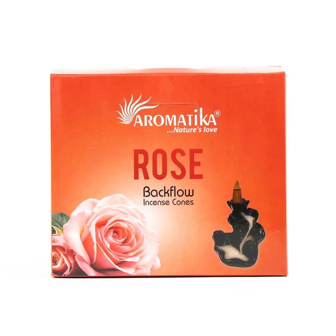 Aromatika Rose Geri Akışlı Tütsü