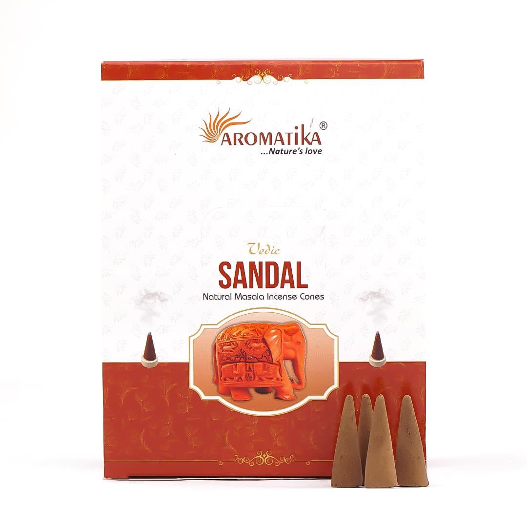 Aromatika Sandal Vedic Konik Tütsü