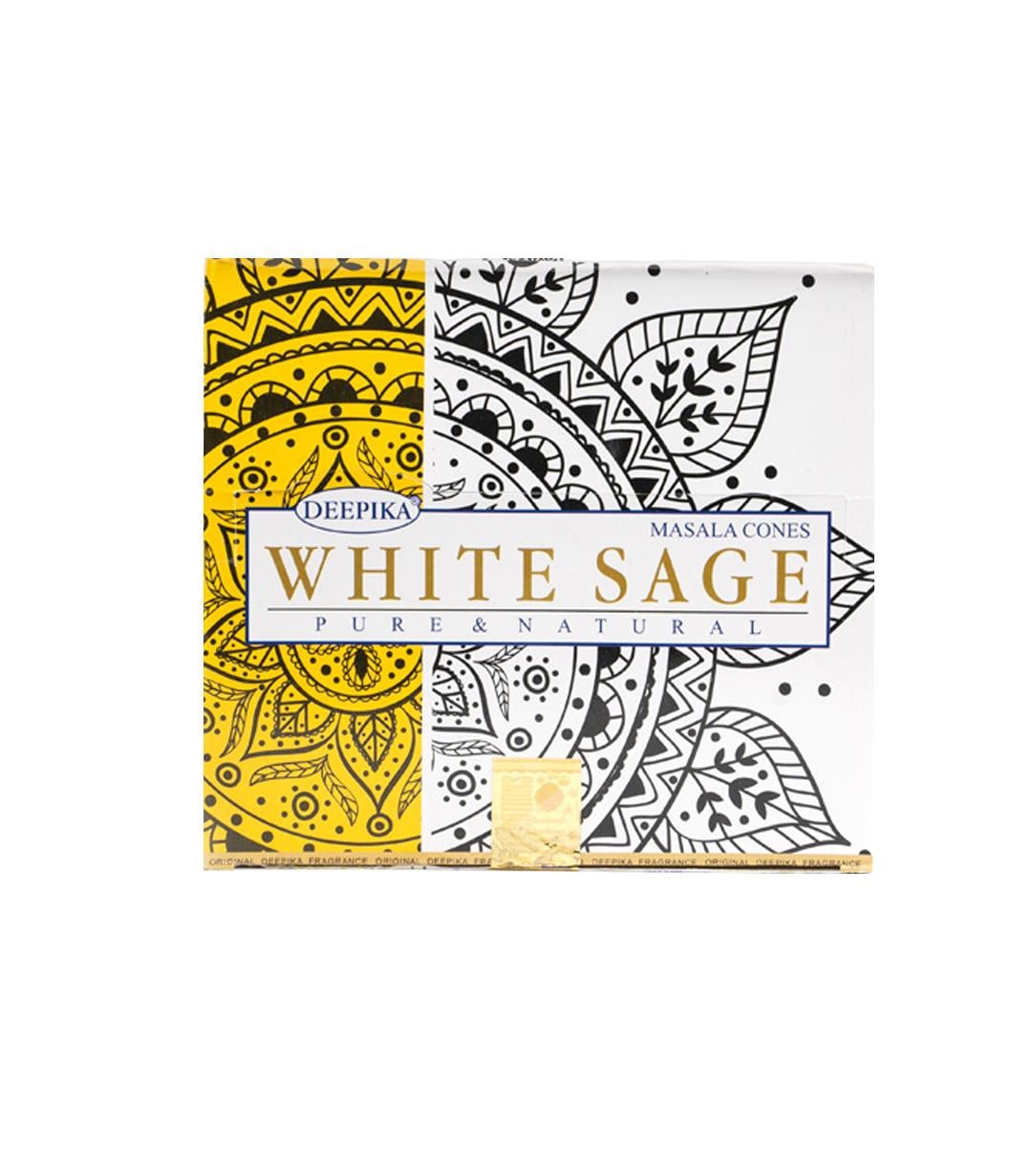 Deepika White Sage Aromalı Konik Tütsü