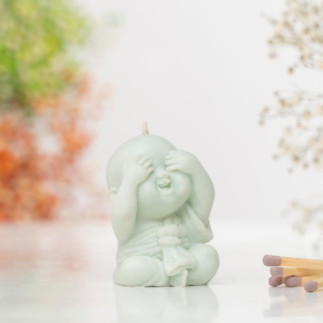 Görmedim Temalı Buddha Soya Mum