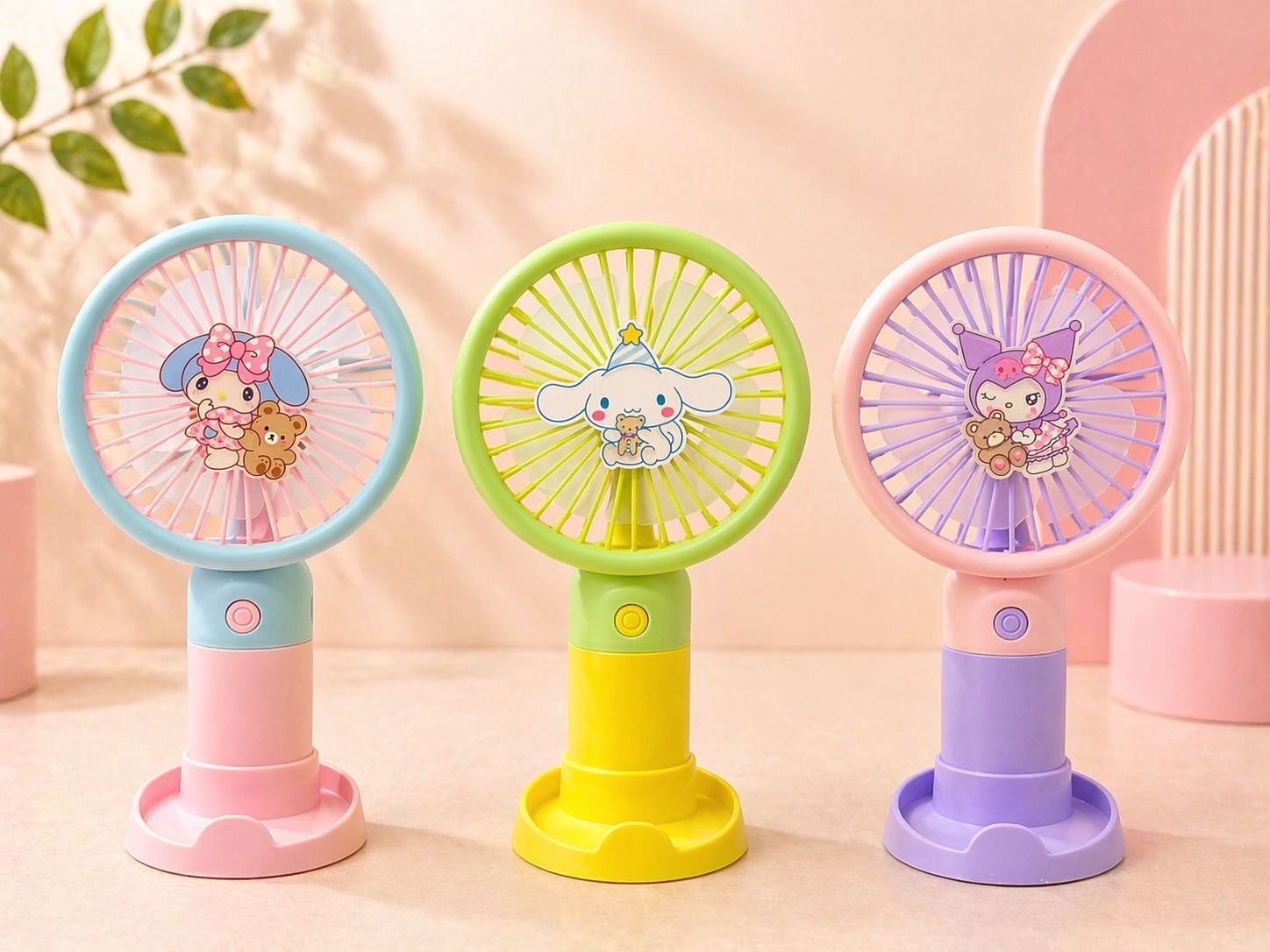 Mini Şarjlı El Fanı 3 Kademeli 