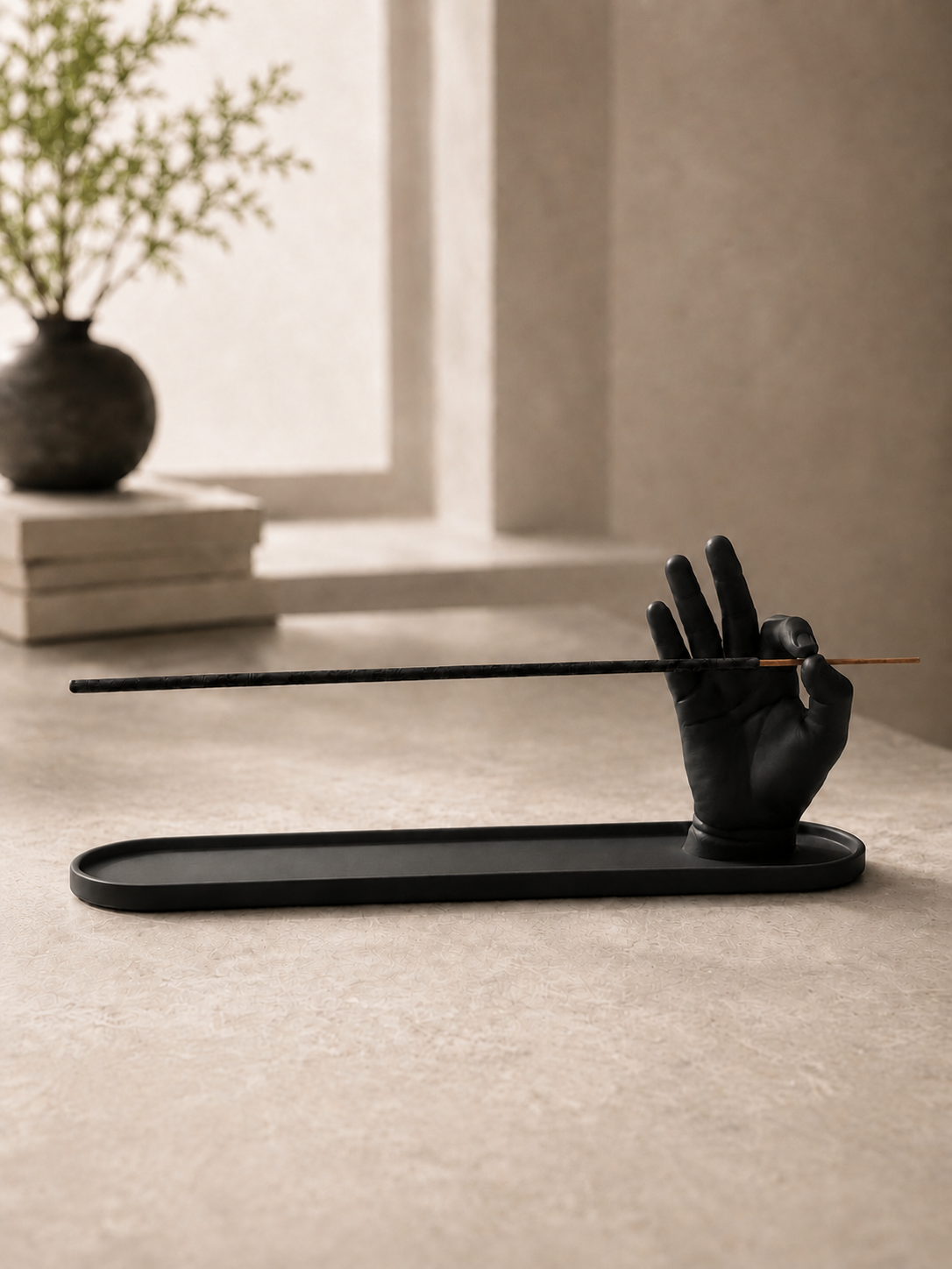 Ok El Baskı Modern Dekoratif Tütsülük Model