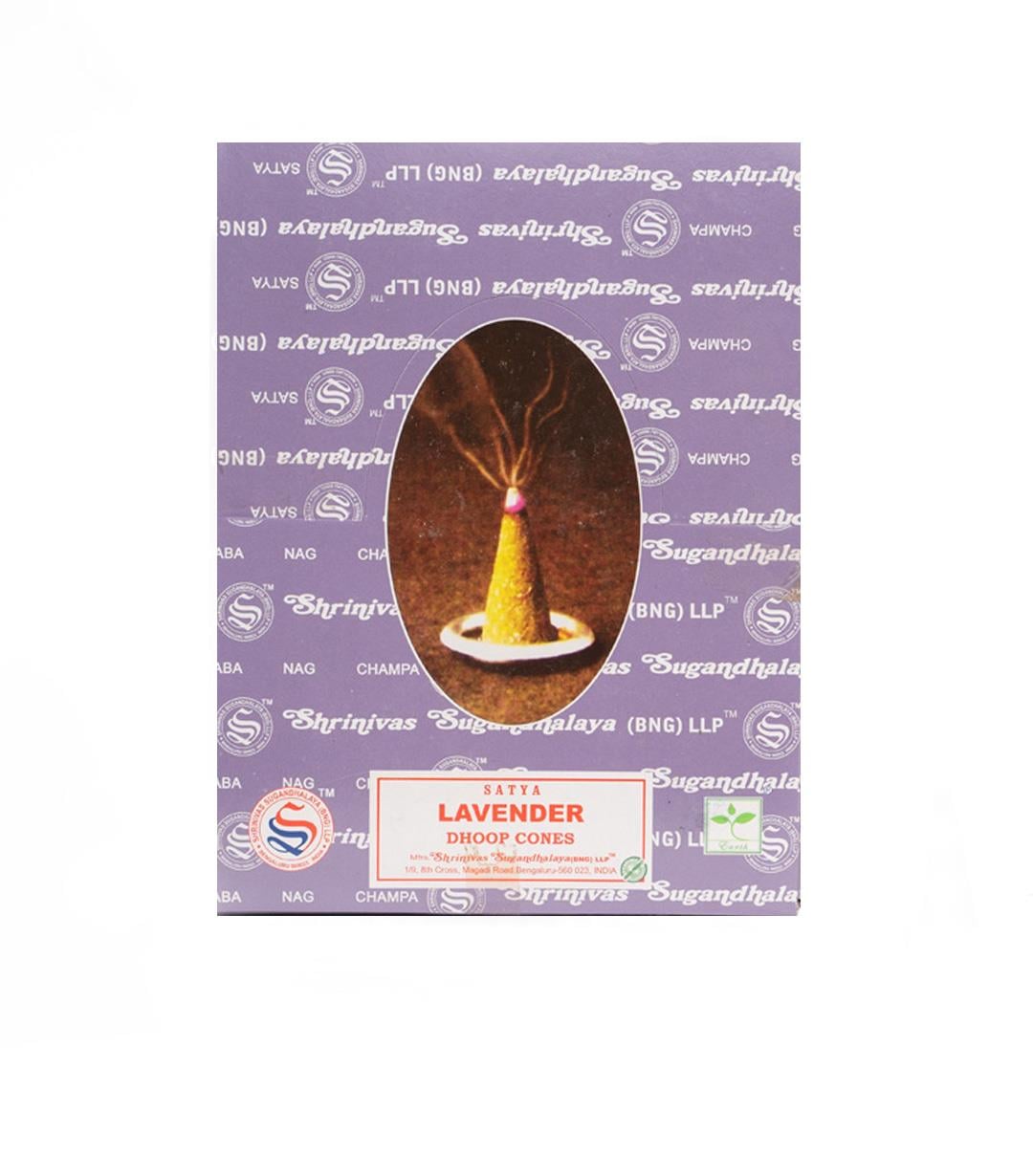 Satya Lavender Aromalı Konik Tütsü