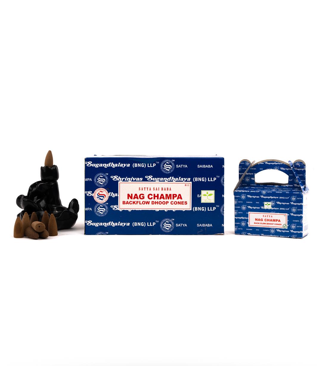 Satya Nag Champa Geri Akışlı Şelale Tütsü