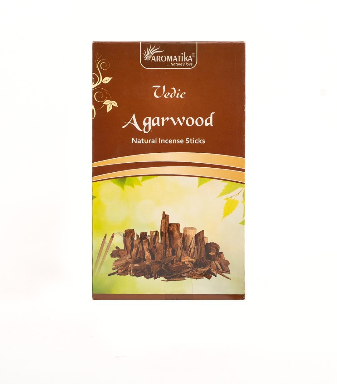 Aromatika Agarwood Vedic Çubuk Tütsü
