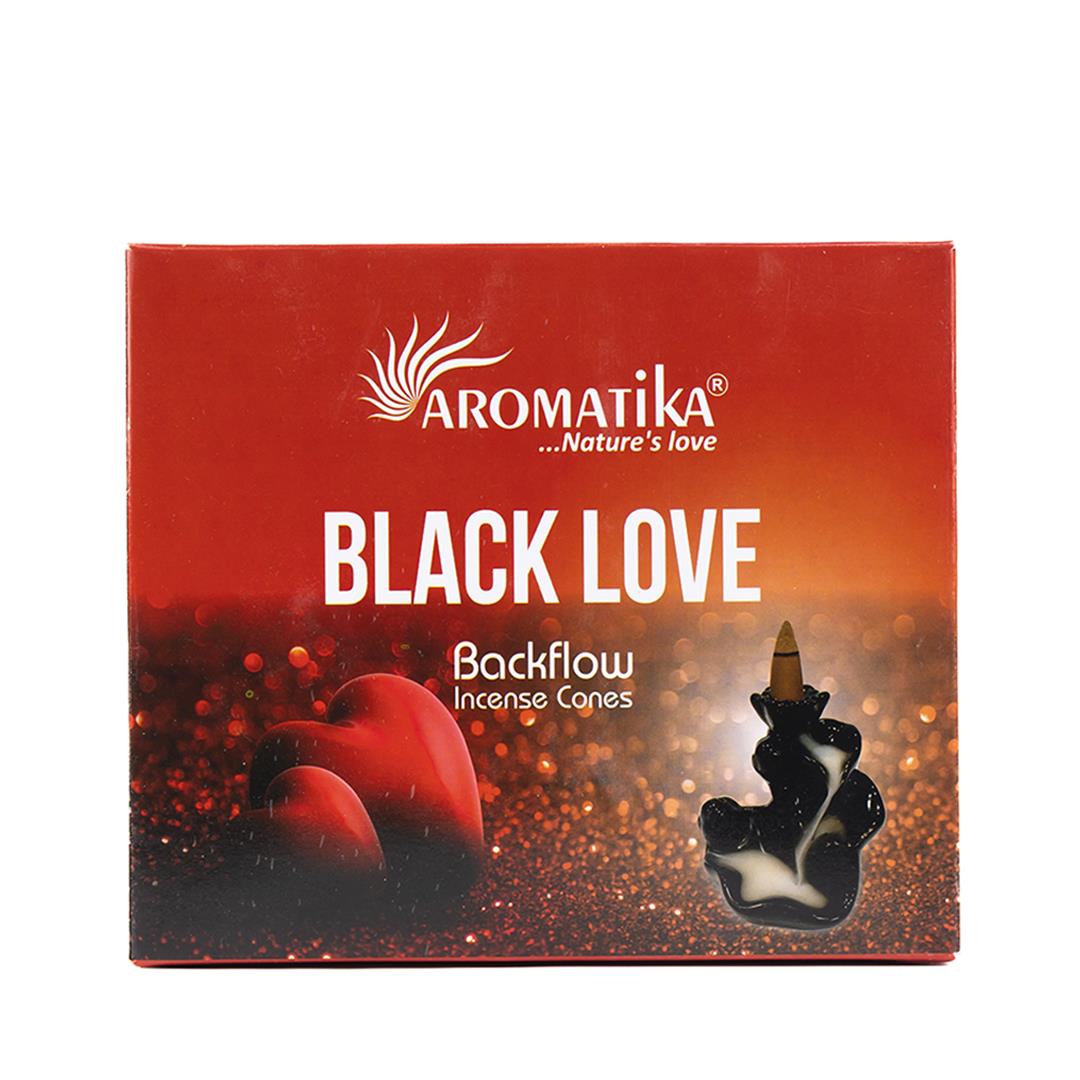 Aromatika Black Love Geri Akışlı Şelale Tütsü (Backflow)