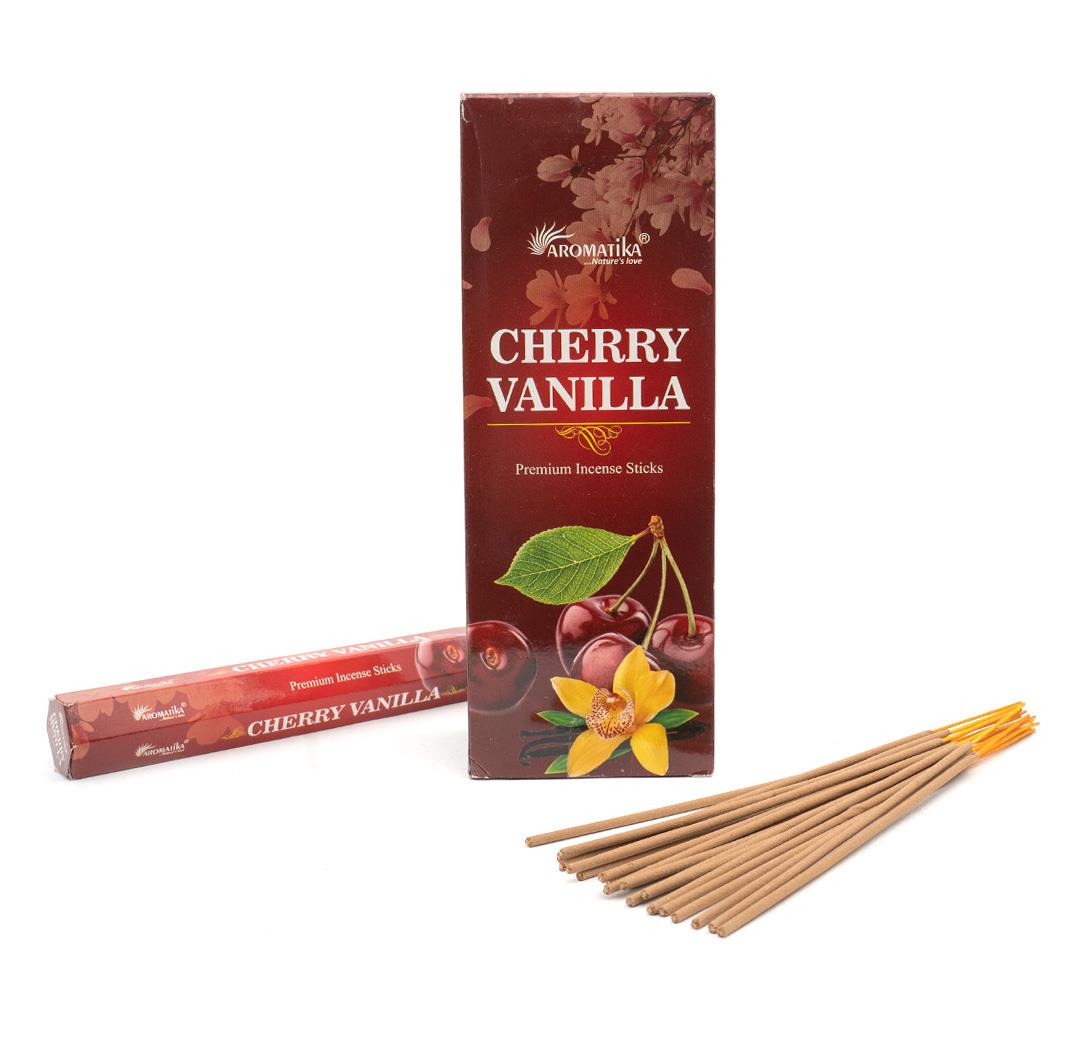 Aromatika Cherry & Vanillia Çubuk Tütsü