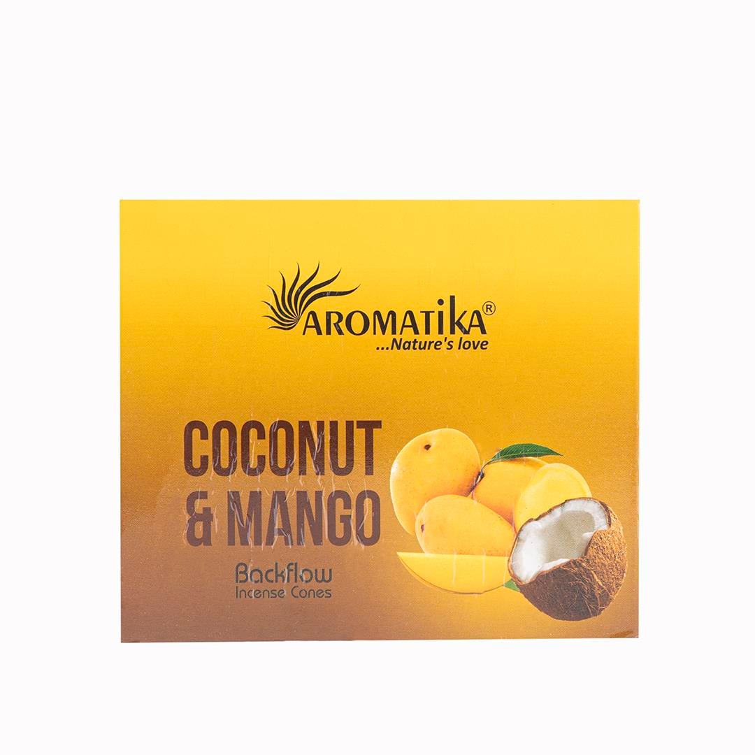 Aromatika Coconut & Mango Geri Akışlı Şelale Tütsü (Backflow)