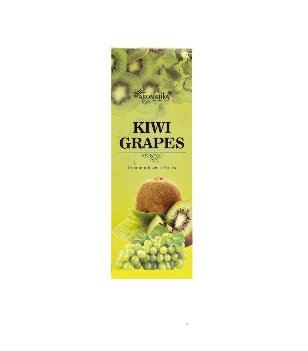 Aromatika Kiwi & Grapes Çubuk Tütsü