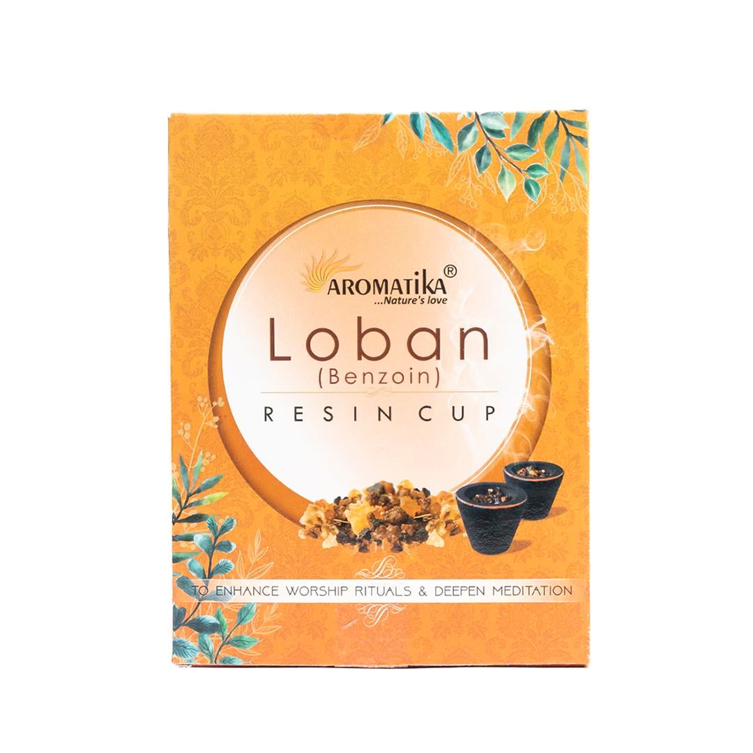 Aromatika Loban Resine Cup Bahçe Tütsüsü