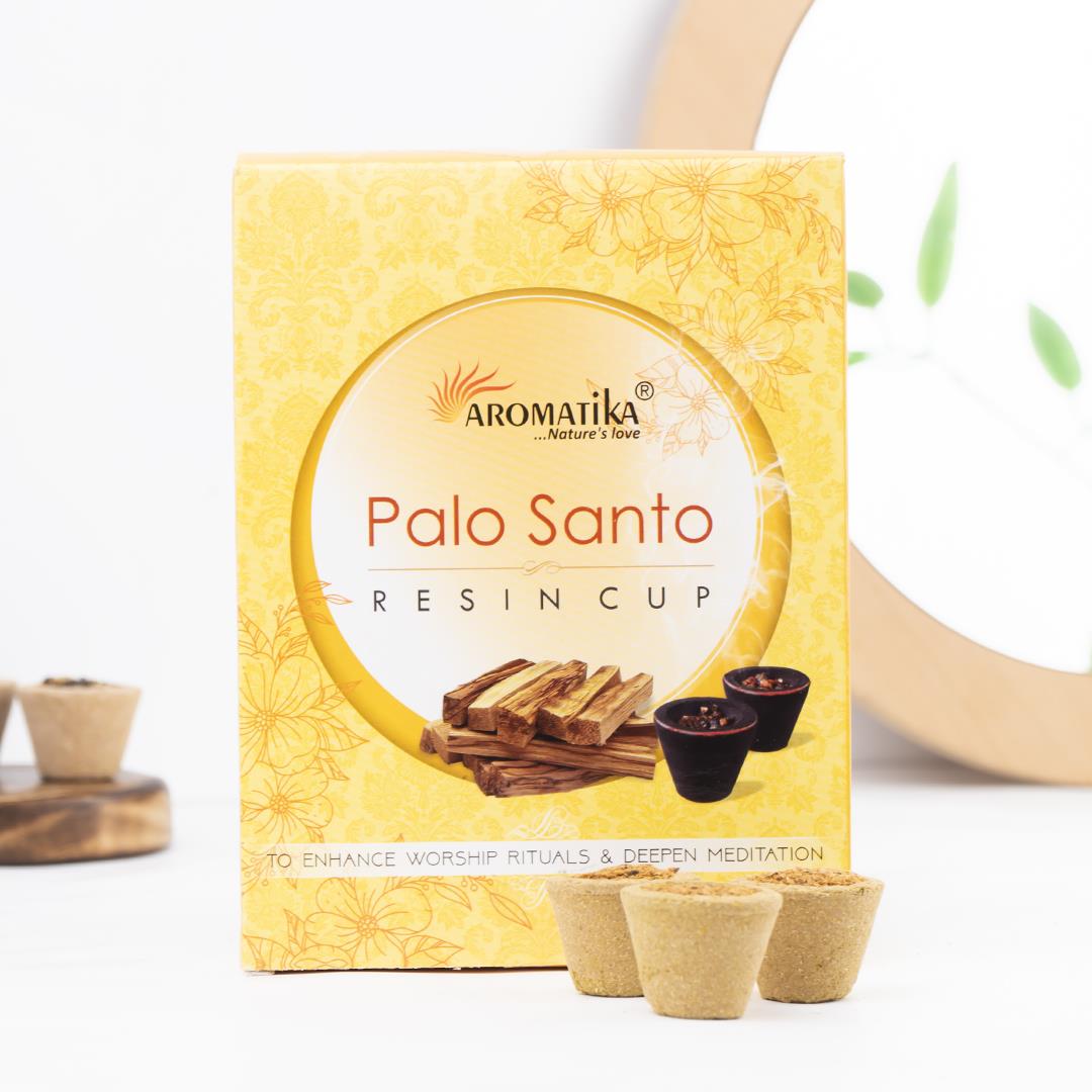 Aromatika Palo Santo Resine Cup Bahçe Tütsüsü 
