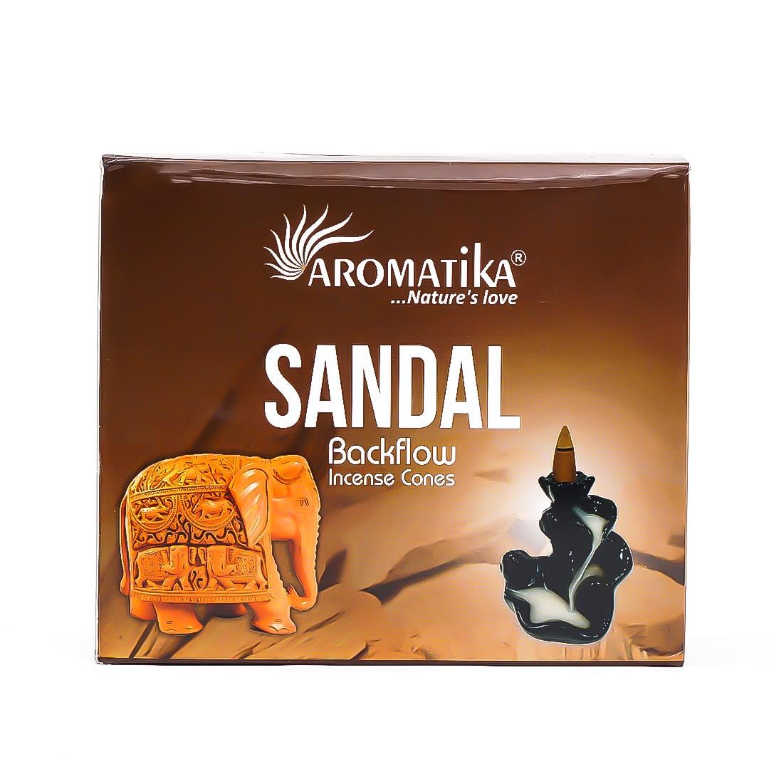 Aromatika Sandal Geri Akışlı Şelale Tütsü (Backflow)