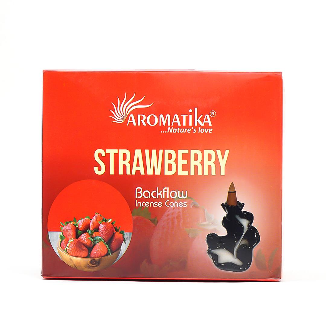 Aromatika Strawberry Geri Akışlı Şelale Tütsü (Backflow)
