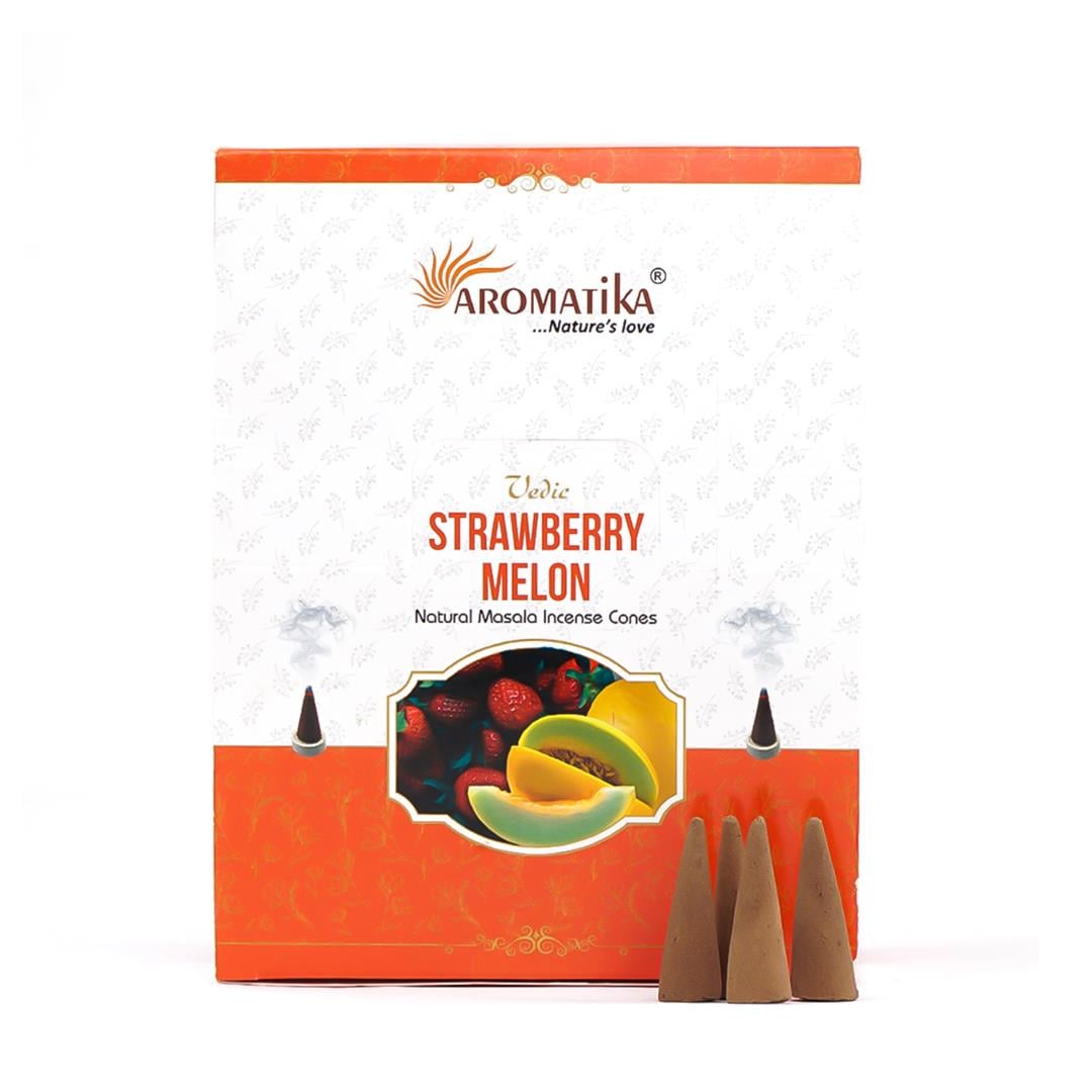 Aromatika Strawberry & Melon Konik Tütsü