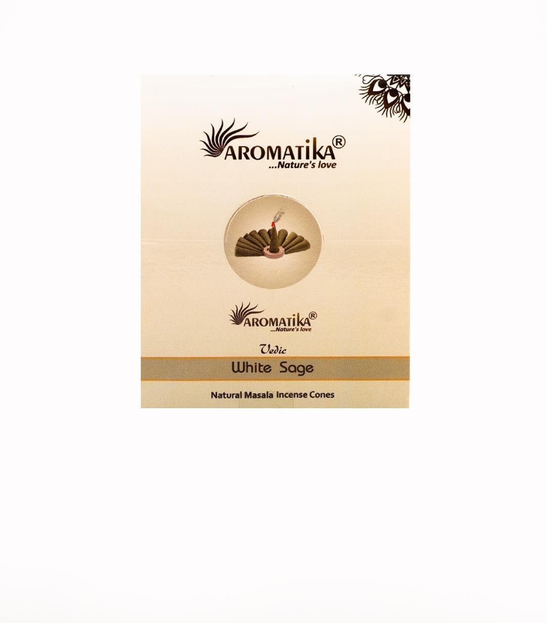 Aromatika White Sage Vedic Konik Tütsü