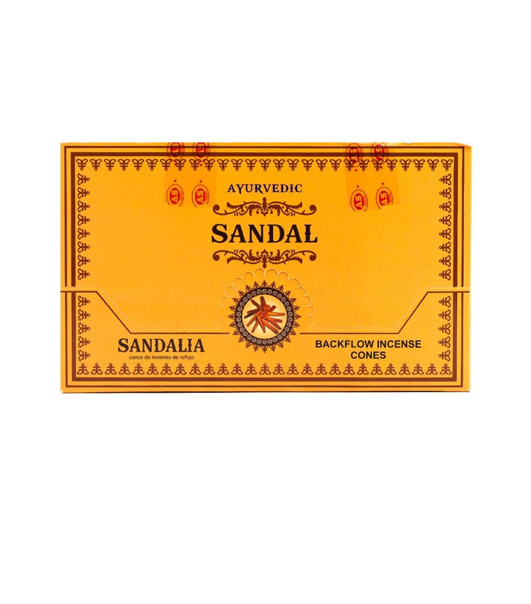 Ayurvedic Sandal Geri Akışlı Şelale Tütsü
