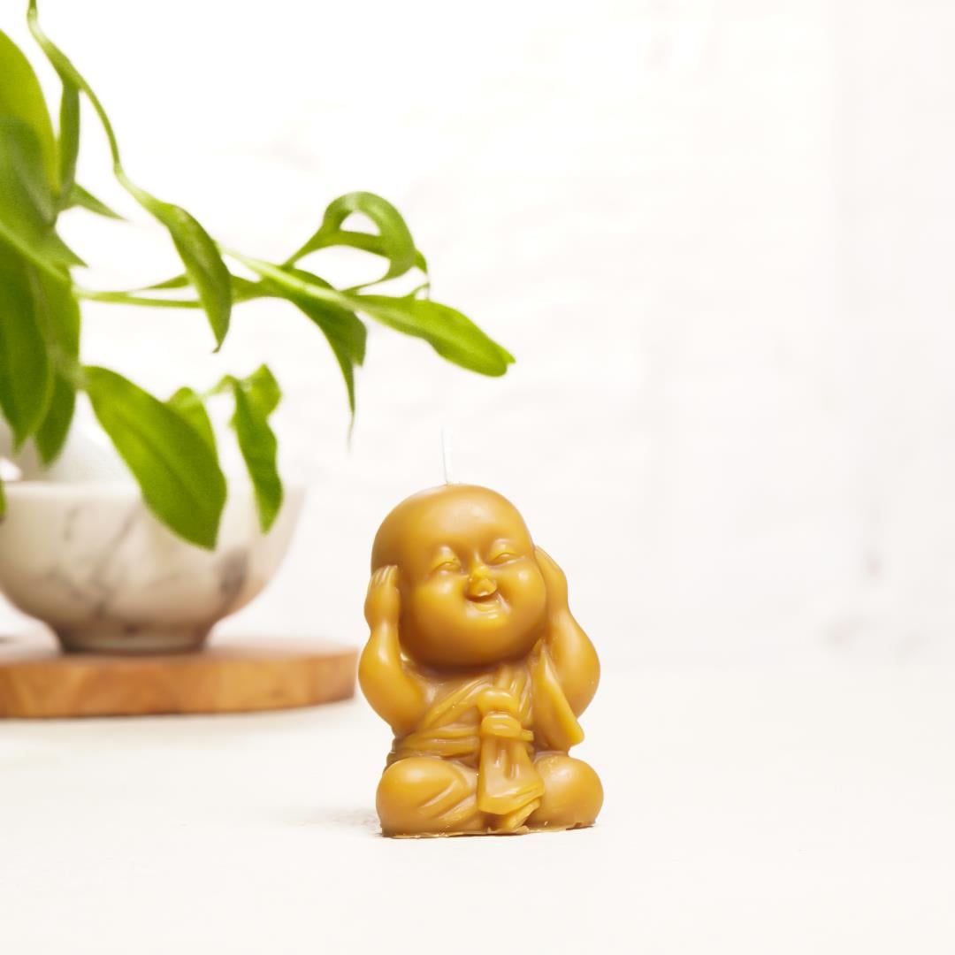Buddha Temalı Balmumu Mum