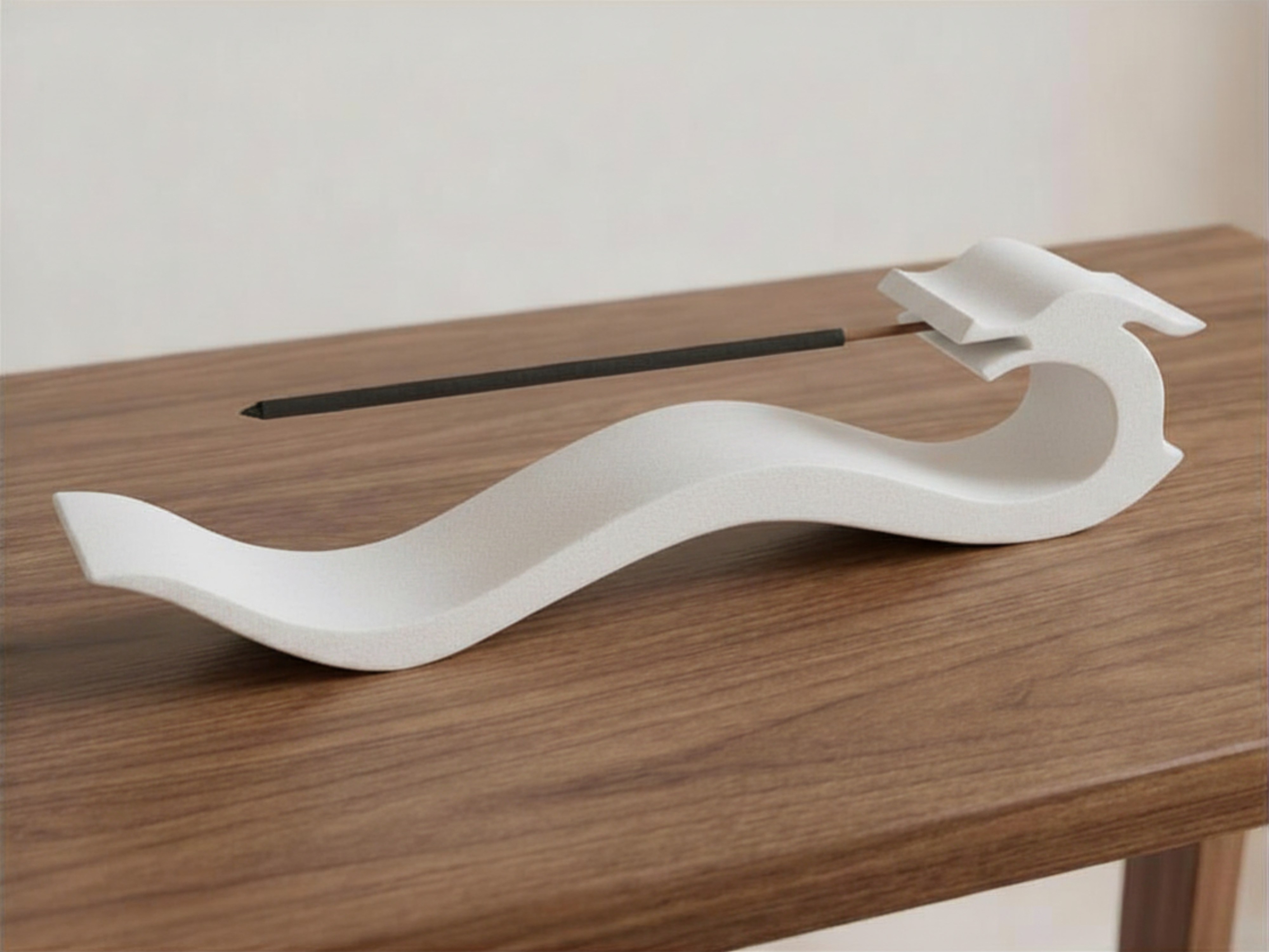 Ejderha Motifli Baskı Modern Dekoratif Tütsülük Model
