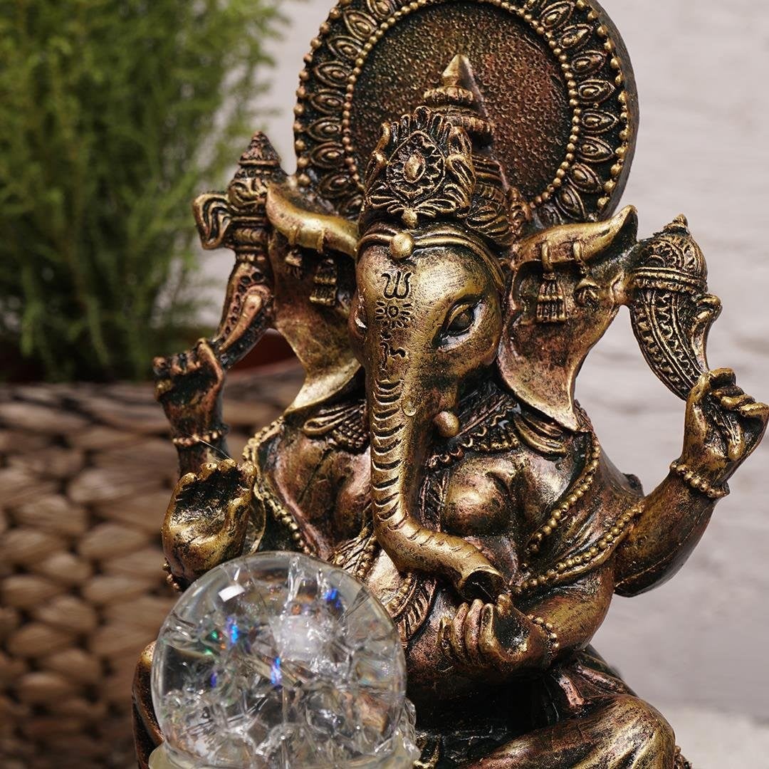Ganesha Temalı  Eskitme Şu Şelalesi