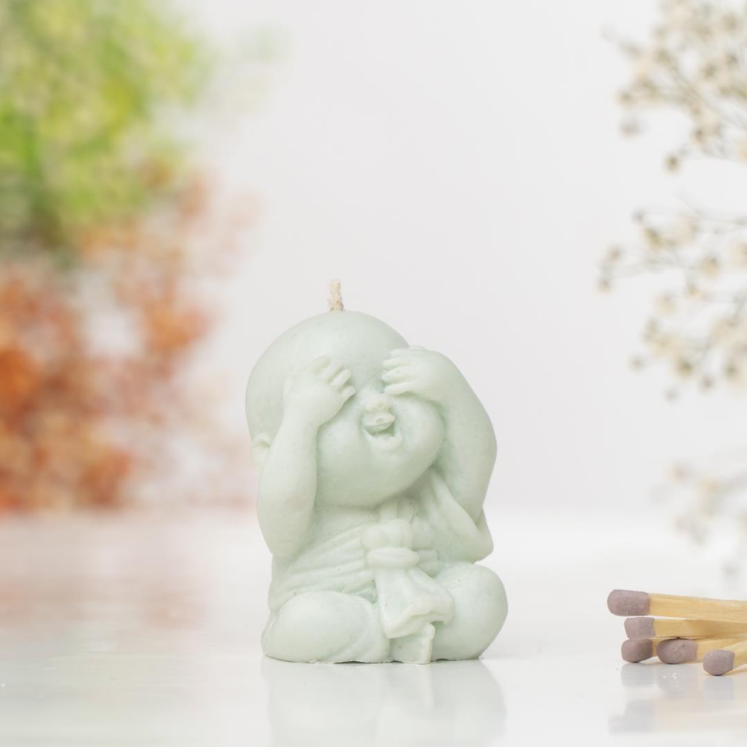 Görmedim Temalı Buddha Soya Mum